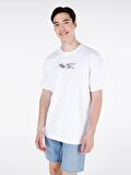 Beyaz Erkek Tshirt K.kol