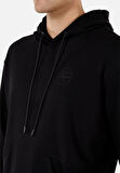 Comfort Fit   Erkek Siyah Sweatshirt
