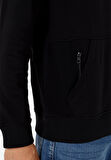 Comfort Fit   Erkek Siyah Sweatshirt