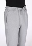 Slim Fit Orta Bel Uzun Paça Erkek Gri  Pantolon