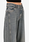 Regular Fit   Kadın İndigo Jean Pantolon