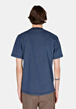 Comfort Fit Yuvarlak Yaka Düz Erkek Mavi Kısa Kol Tişört Cl1072858