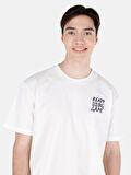 Beyaz Erkek Tshirt K.kol