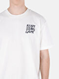 Beyaz Erkek Tshirt K.kol