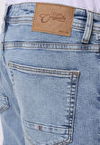 Straight Fit Düşük Bel Düz Paça Erkek İndigo Jean Pantolon