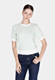 Regular Fit   Kadın Yeşil  Kazak Cl1073133