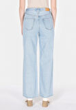 970 Berry Regular Fit   Kadın Mavi Jean Pantolon Cl1073219