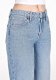 970 Berry Regular Fit   Kadın Mavi Jean Pantolon Cl1073221