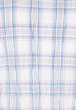 Relaxed Fit Shirt Neck Ekoseli Kadın Mavi Uzun Kol Gömlek Cl1073287