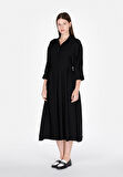 Regular Fit  Kadın Siyah  Elbise Cl1073337