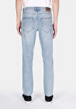 044 Karl Straight Fit Düşük Bel Düz Paça Erkek Mavi Jean Pantolon Cl1073395