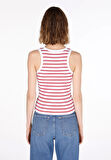 Slim Fit   Kadın Kirmizi Atlet Cl1073443