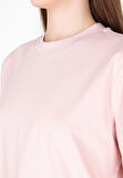 Regular Fit Yuvarlak Yaka Düz Kadın Pembe Kısa Kol Tişört Cl1073445
