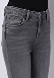 Slim Fit   Kadın Siyah Jean Pantolon