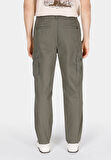 Regular Fit Orta Bel Düz Paça Erkek Yeşil  Pantolon Cl1073572
