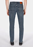 044 Karl Straight Fit Düşük Bel Düz Paça Erkek Mavi Jean Pantolon Cl1073707