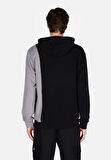 Regular Fit   Erkek Siyah Sweatshirt