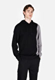 Regular Fit   Erkek Siyah Sweatshirt