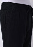 Regular Fit Orta Bel Uzun Paça Erkek Siyah  Pantolon