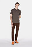 Regular Fit Polo Yaka Düz Erkek Yeşil Kısa Kol Tişört Cl1073960