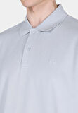 Regular Fit Polo Yaka Düz Erkek Mavi Kısa Kol Tişört Cl1073960