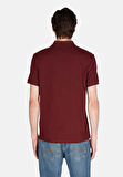 Regular Fit Polo Yaka Düz Erkek Mor Kısa Kol Tişört Cl1073960