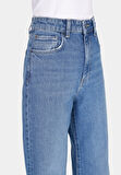 965 Arısa Regular Fit Yüksel Bel Geniş Paça Kadın Denim Jean Pantolon Cl1073988