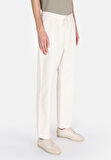 Relaxed Fit Orta Bel Bol Paça Erkek Taş  Pantolon