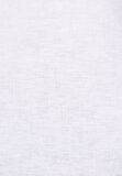 Regular Fit Shirt Neck Düz Erkek Keten Karışımlı Beyaz Kısa Kol Gömlek