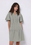 Regular Fit  Kadın Yeşil  Elbise