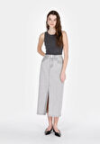Slim Fit   Kadın Antrasit Atlet