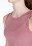 Slim Fit   Kadın Pembe Atlet