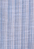 Slim Fit V Yaka Çizgili Kadın Mavi Kolsuz Gömlek