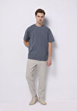 Slim Fit Orta Bel Uzun Paça Erkek Bej  Pantolon
