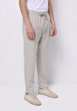 Slim Fit Orta Bel Uzun Paça Erkek Bej  Pantolon