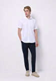 Slim Fit Orta Bel Uzun Paça Erkek Lacivert  Pantolon