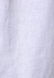 Relaxed Fit Shirt Neck Düz Erkek Keten Karışımlı Beyaz Uzun Kol Gömlek