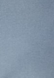 Slim Fit Yuvarlak Yaka Düz Kadın Mavi Kısa Kol Tişört