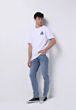 Slim Fit   Erkek İndigo Jean Pantolon