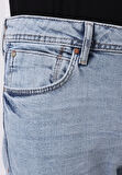 Straight Fit Düşük Bel Düz Paça Erkek İndigo Jean Pantolon