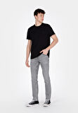Straight Fit   Erkek Siyah Jean Pantolon