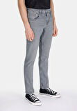 044 Karl Straight Fit   Erkek Mavi Jean Pantolon
