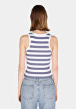 Slim Fit   Kadın Mavi Atlet Cl1074824