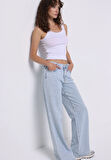 Regular Fit   Kadın İndigo Jean Pantolon