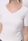 Slim Fit   Kadın Beyaz  Kazak