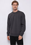 Comfort Fit   Erkek Antrasit Sweatshirt