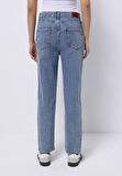 Straight Fit   Kadın İndigo Jean Pantolon