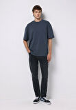 Regular Fit   Erkek Koyu İndigo Jean Pantolon