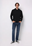 Regular Fit   Erkek Siyah Sweatshirt