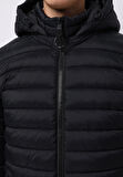 Slim Fit     Erkek Siyah Mont